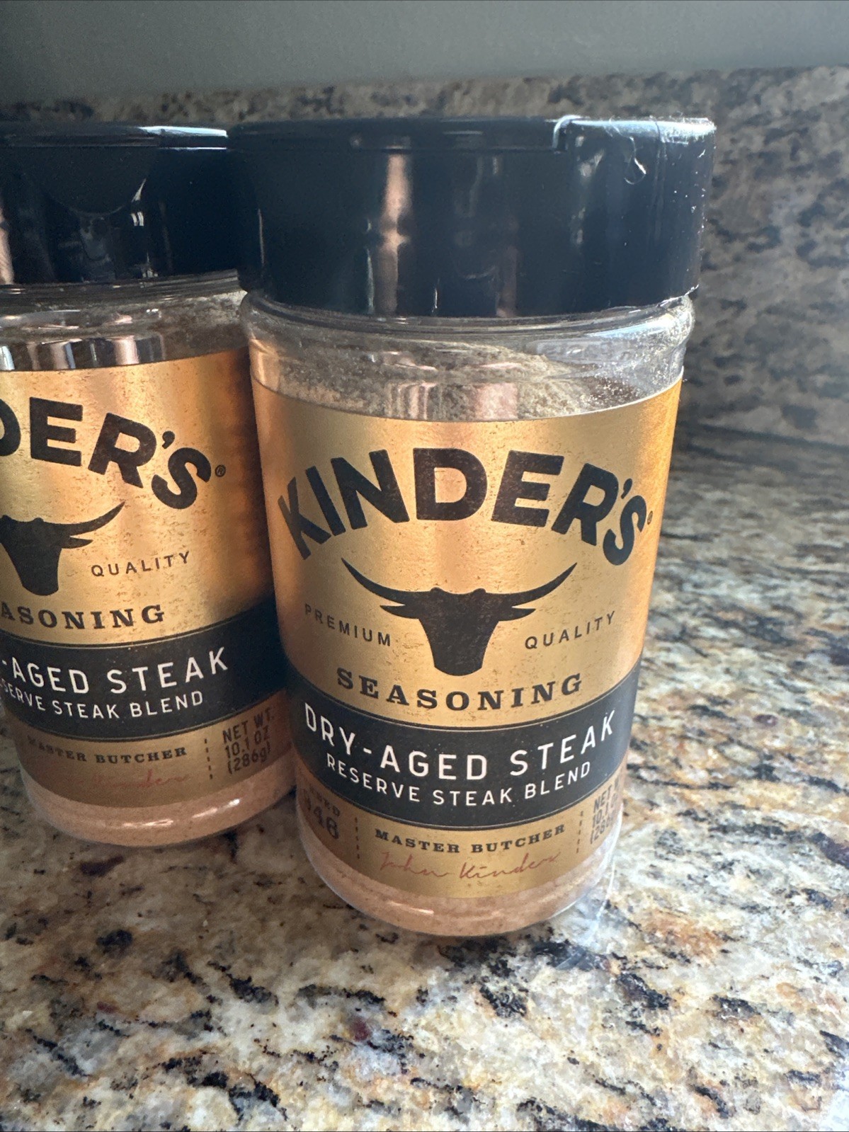 Reserve Blend Dry-Aged Steak Seasoning, 10.1 oz, Kinders, LOT of 2 Fresh 2027