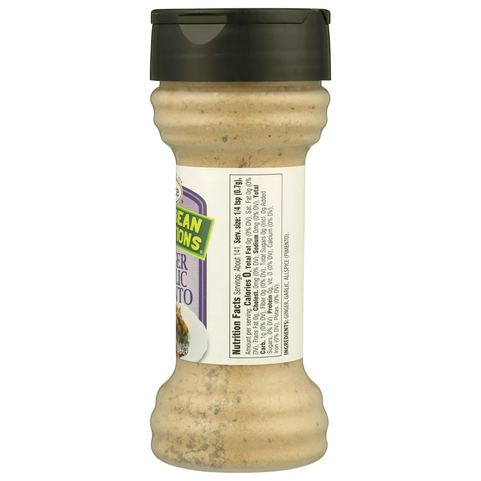 4 Pack Grace Caribbean Traditions Ginger Garlic Pimento Seasoning, 3.49 oz Each