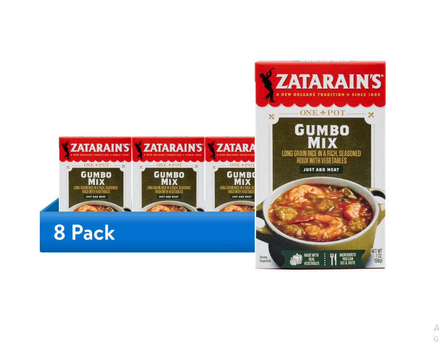 Zatarain’s Gumbo Mix, 7 oz (Pack of 8)
