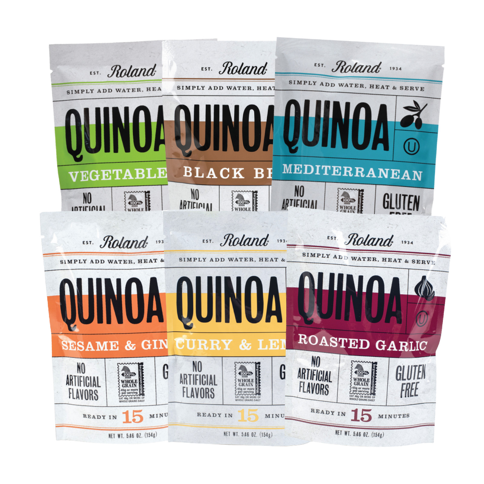 Roland Quinoa Seasoning Mixes | Gluten Free | 5.46oz | Mix & Match Flavors