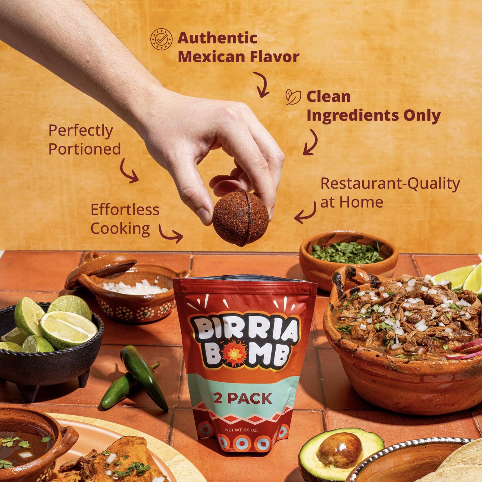 CHILEMOY Birria Balls VALUE-PACK | Authentic Mexican Seasoning | Birria Ball …