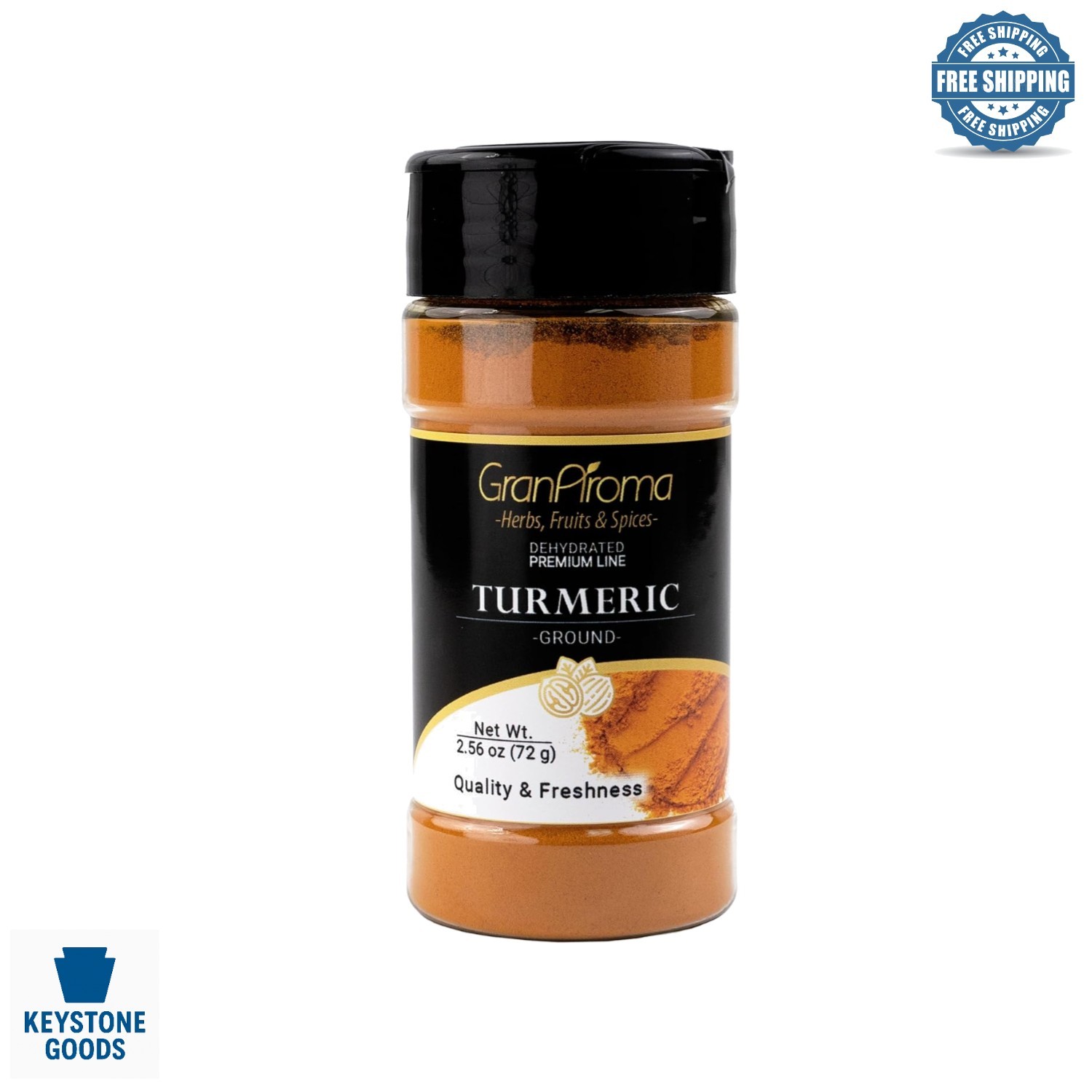 Ground Turmeric 2.56 oz – Fresh, Earthy Spice for Cooking & Recipes