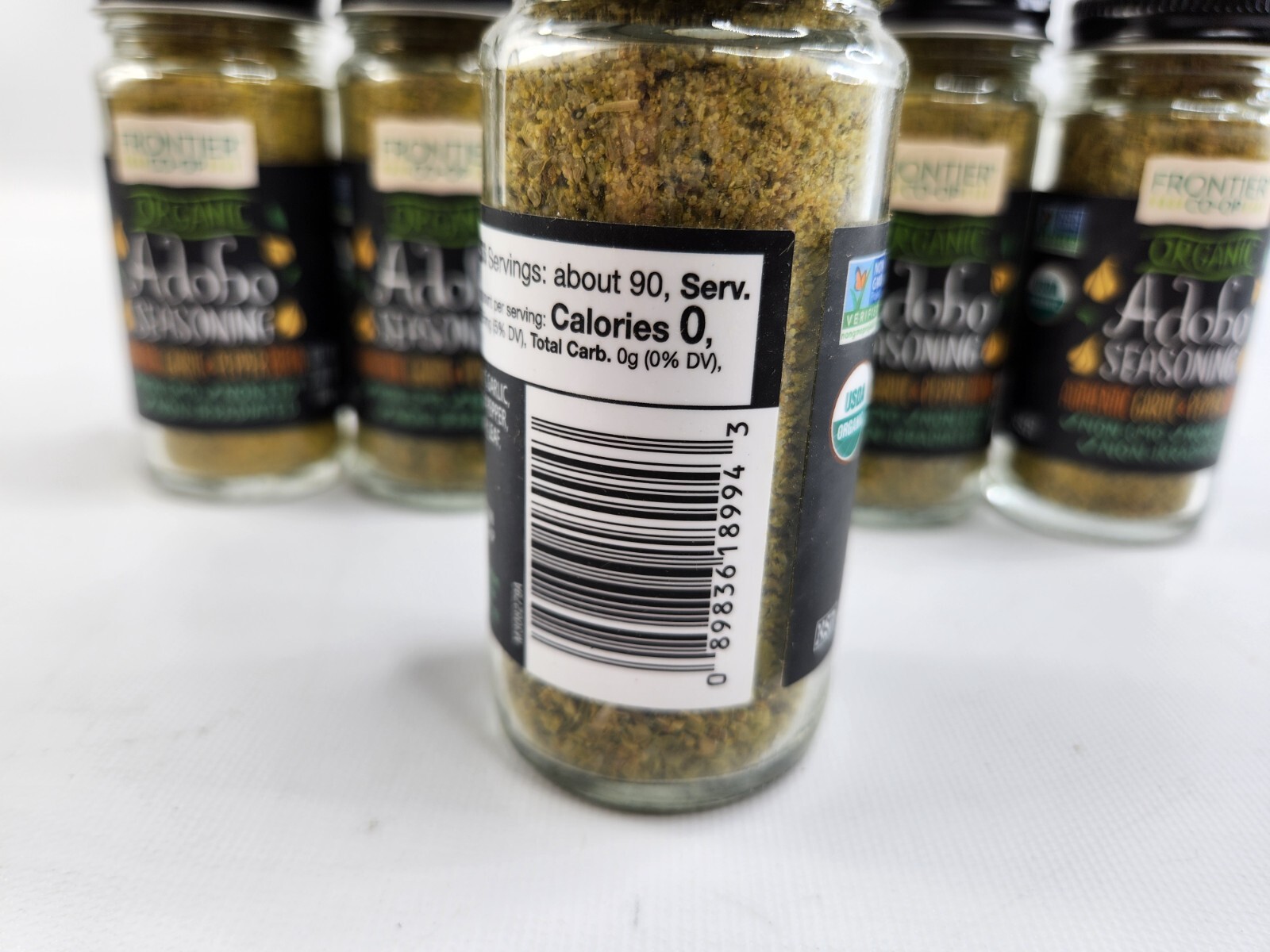 5 Pack Frontier Herb Adobo Seasoning Blend – Organic Non Irradiated – 2.86oz