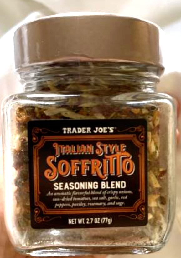 Trader Joe’s Italian Style Soffritto Seasoning Blend 2.7oz (77g) Glass Jar 2x