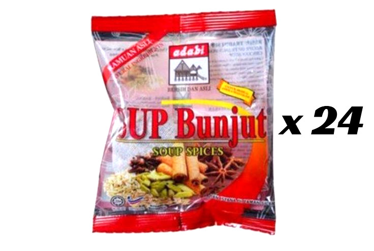 ADABI Soup Spices (Sup Bunjut Adabi) (8gx24pcs) – Halal Certified Malaysia