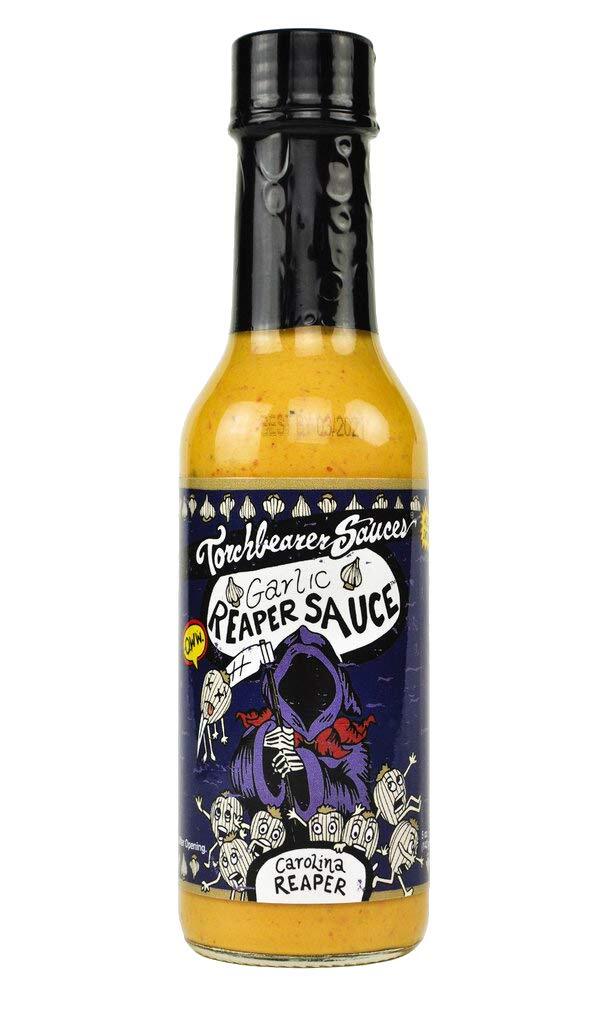 Torchbearer Garlic Reaper Hot Sauce 5oz All Natural Vegan Extract Free USA