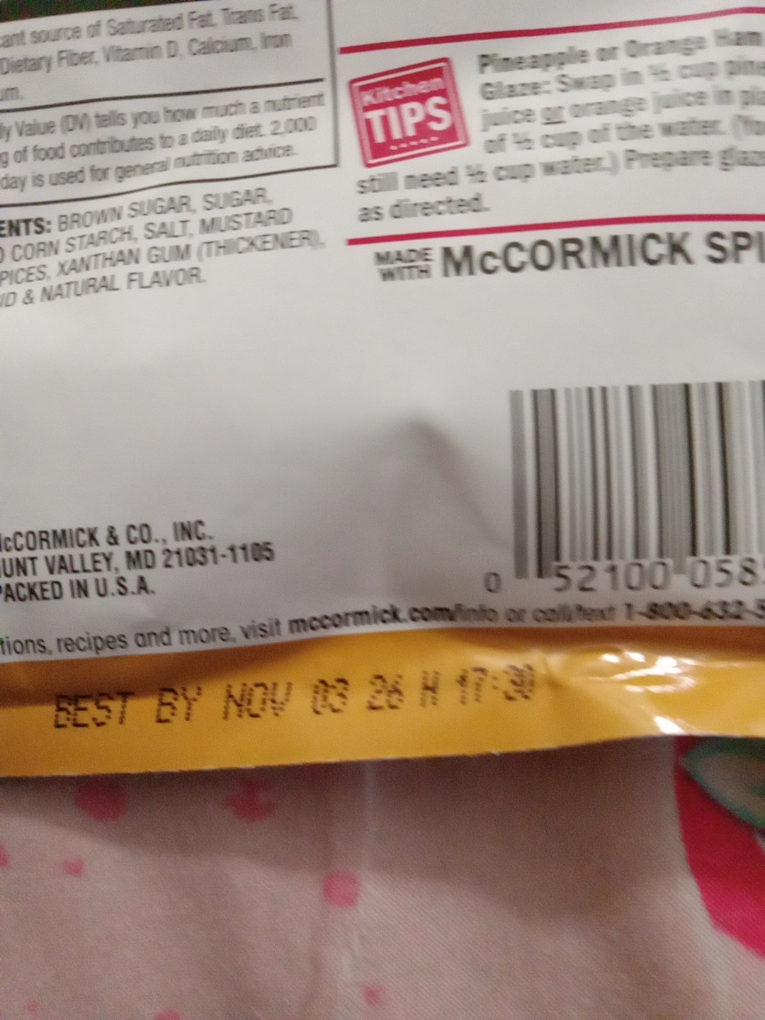 McCormick Winter & Fall Seasoning Mix Limited Edition Lot of 3 Packets New
