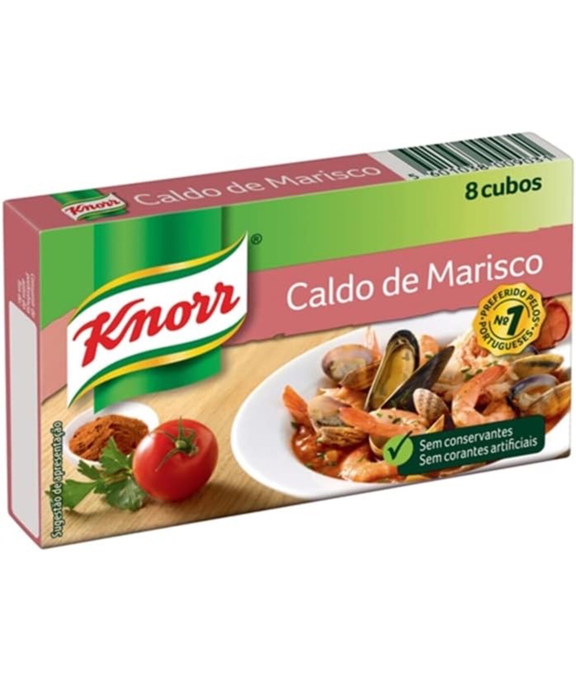 2 X Pack Knorr Caldo De Marisco ( Shellfish) 8 Cubes Each