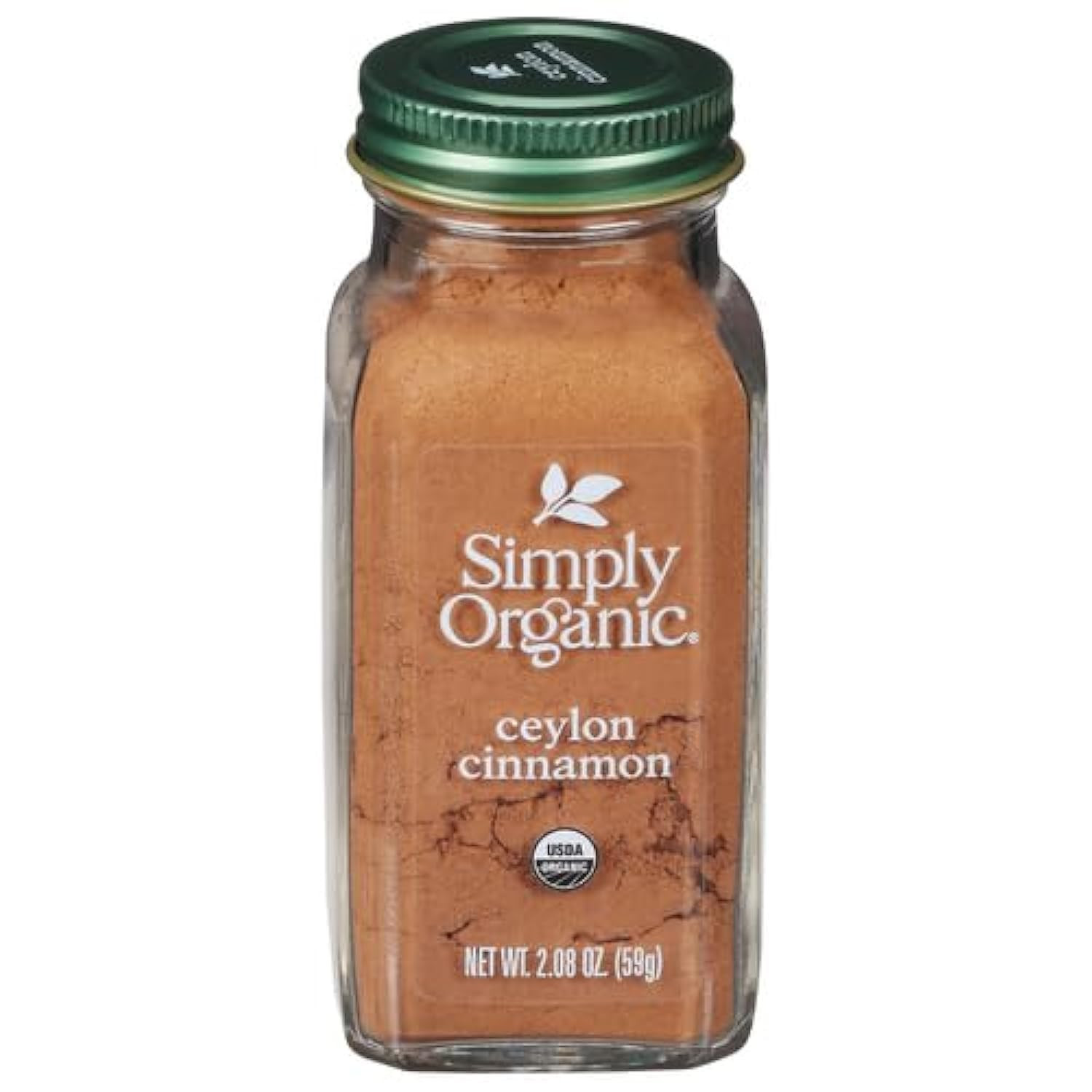 Canela Molida Polvo Canela Organico sin OMG en Botella Reciclabl Tapa Metalica