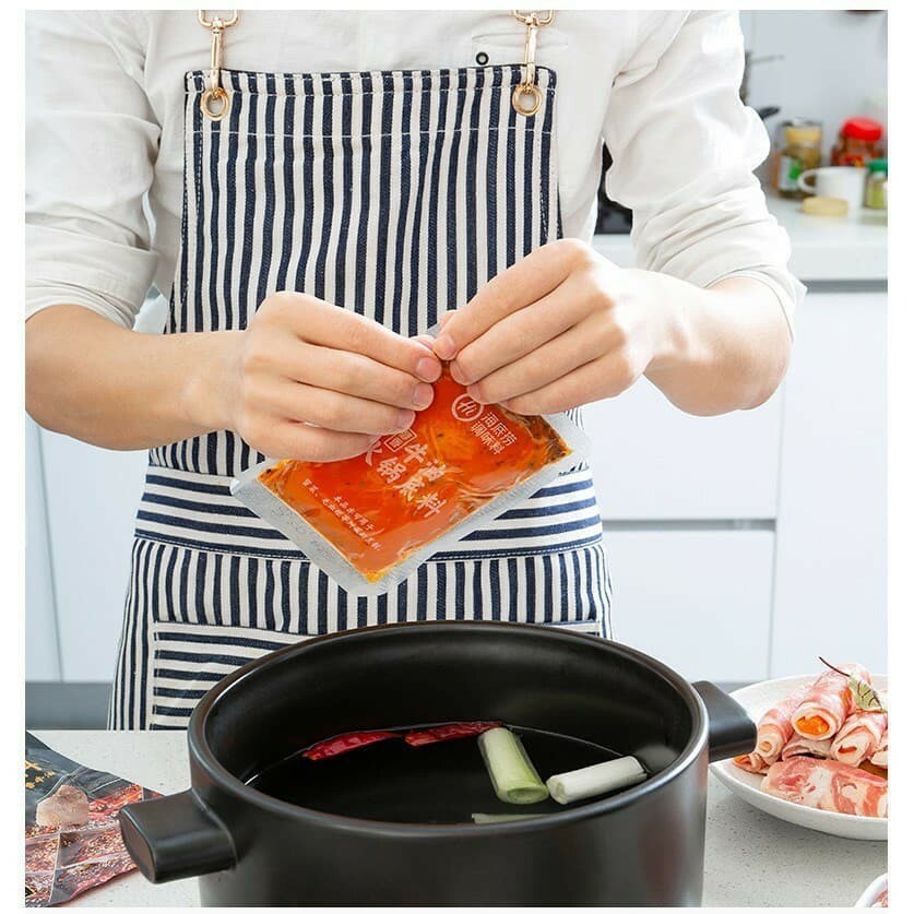 6x 220g Chicken Mala Soup, Suki Shabu Hot Pot Soup Base Sichaun Spicy Style