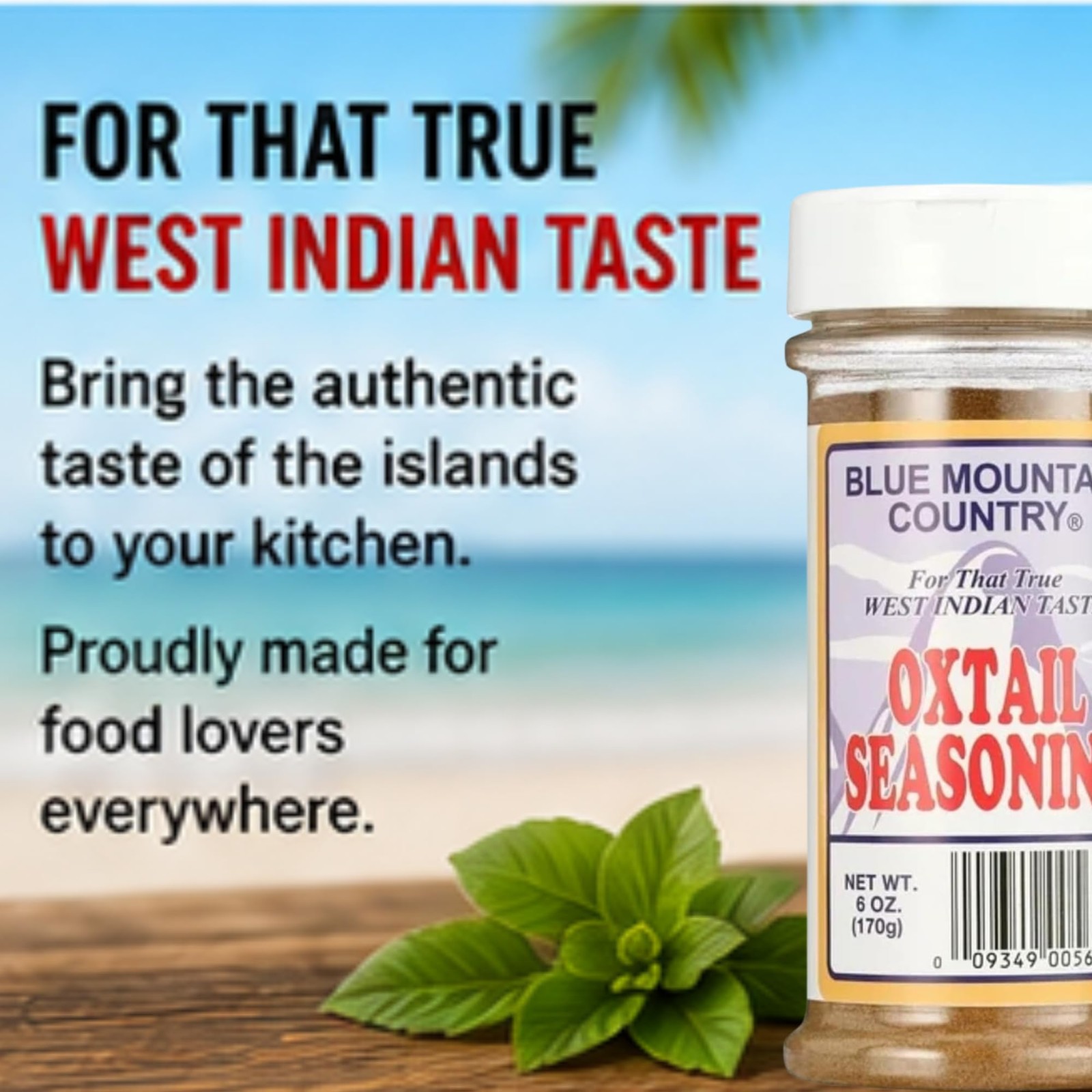 Blue Mountain Country Jamaican Oxtail Seasoning – 6 oz | 1 Ounce (Pack of 1)