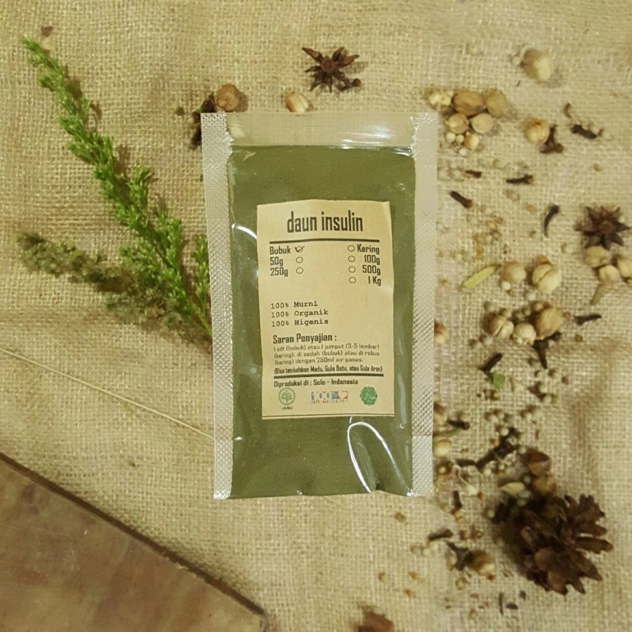 Yacón Leaf Fine Powder Smallanthus Sonchifolius Herbs Spices Fresh Pure Premium