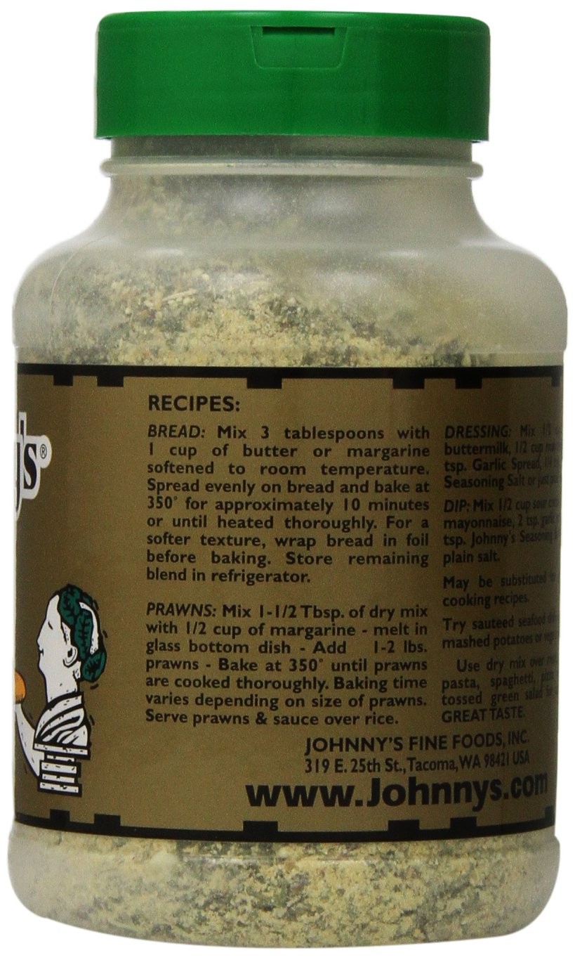 Johnny’s Garlic Spread and Seasoning, 18 Oz 18 ounce (Pack of 1), Green