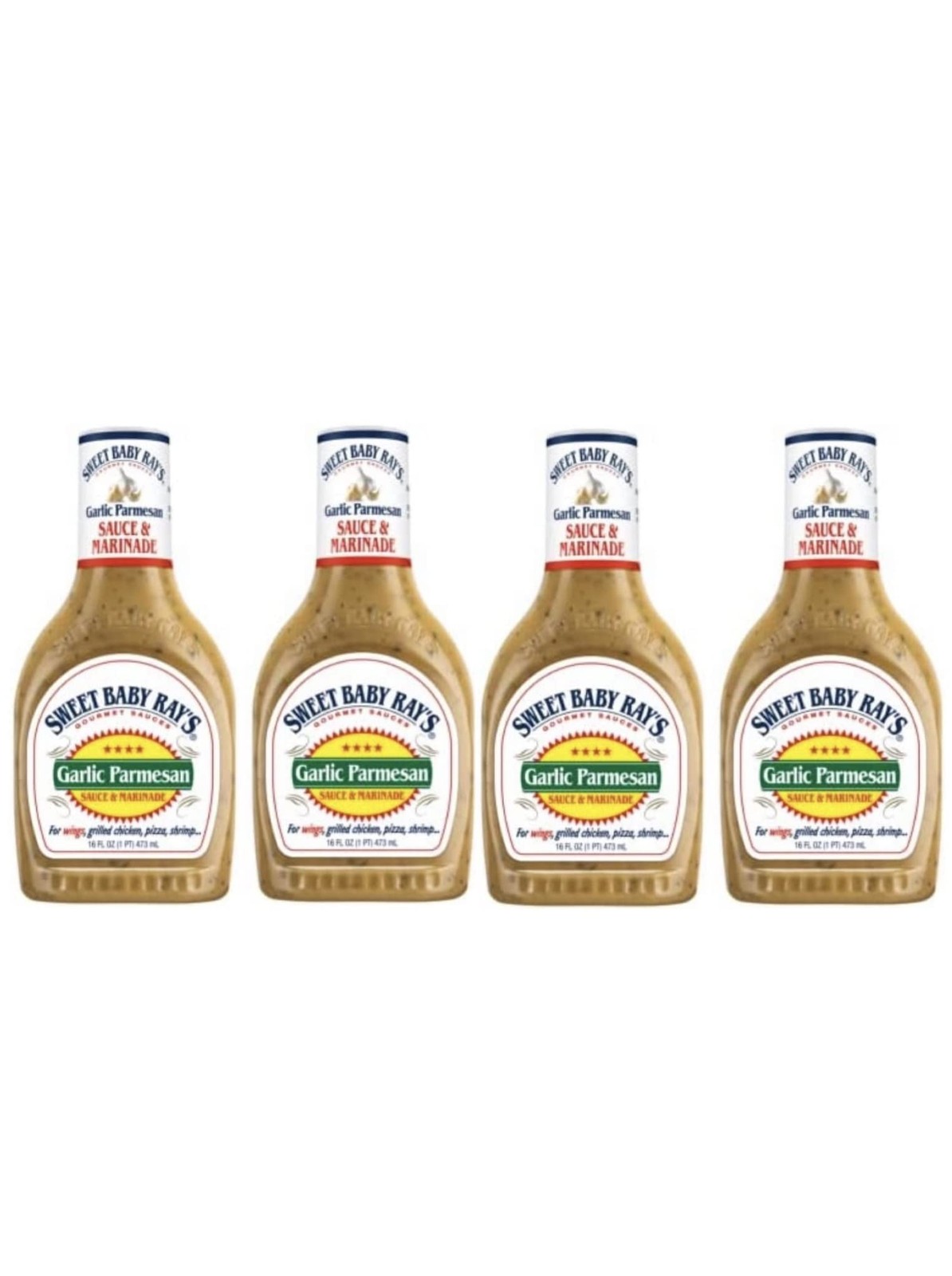 Sweet Baby Ray’s Garlic Parmesan Sauce & Marinade (Pack of 4) 16 Ounce