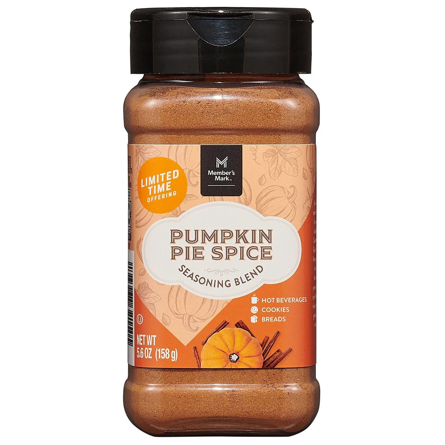 Member’s Mark PUMPKIN PIE SPICE Seasoning Blend 5.6 Ounce {Beverages & Baking}🥧