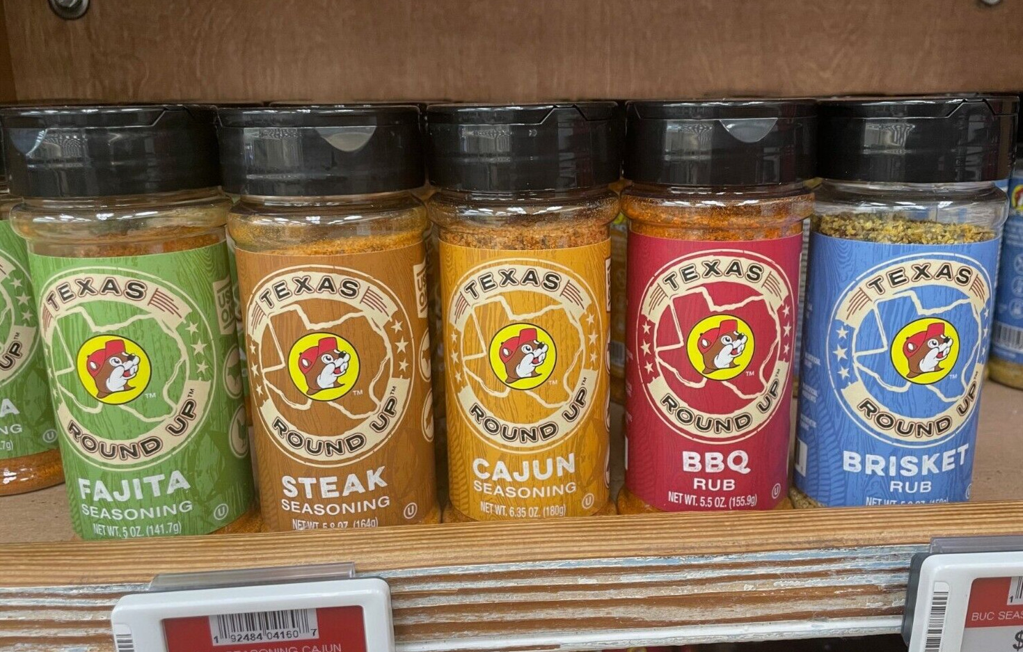 Texas Bucees Seasonings Season Salt Set of 5