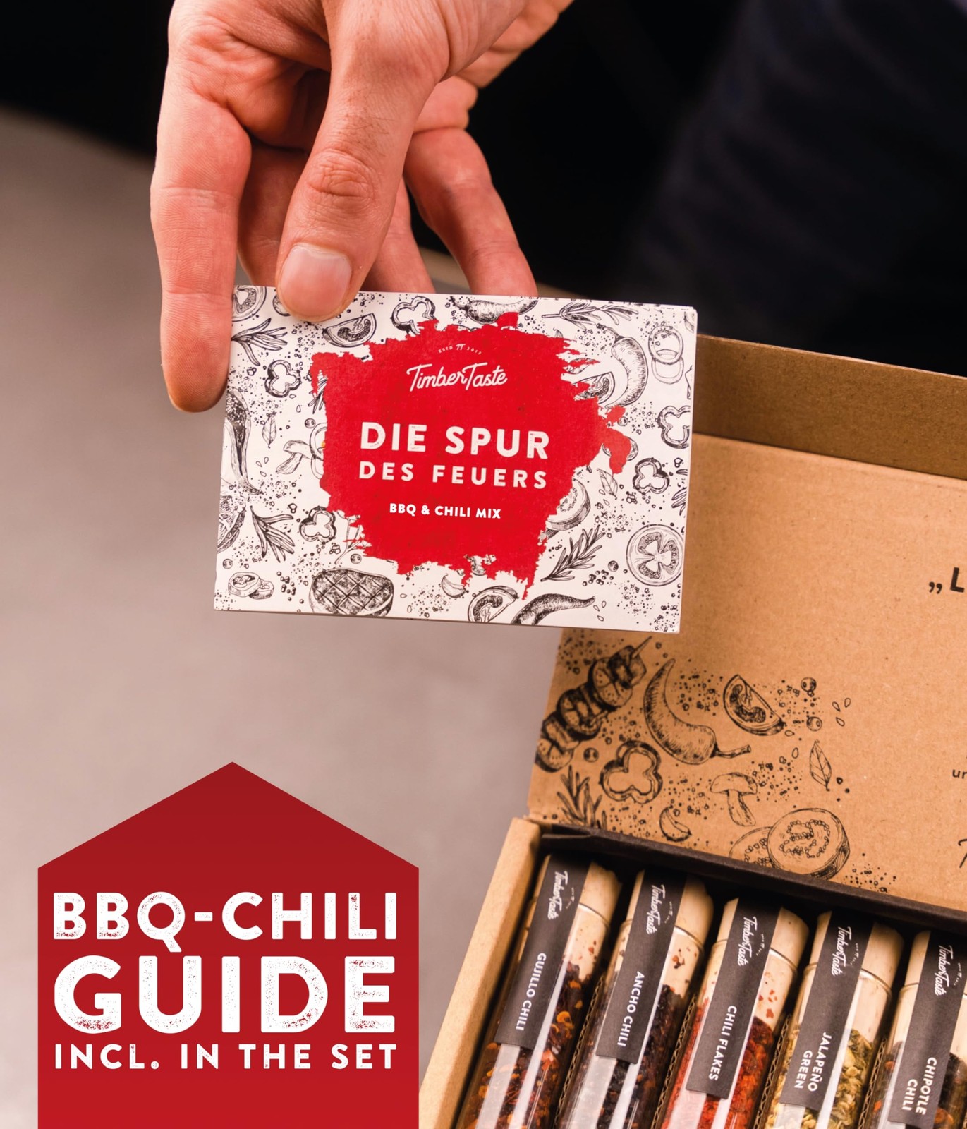 Hot BBQ Spice Gift Set – Chili Grill Spices Gift Set for Men | Spicy Cooking…