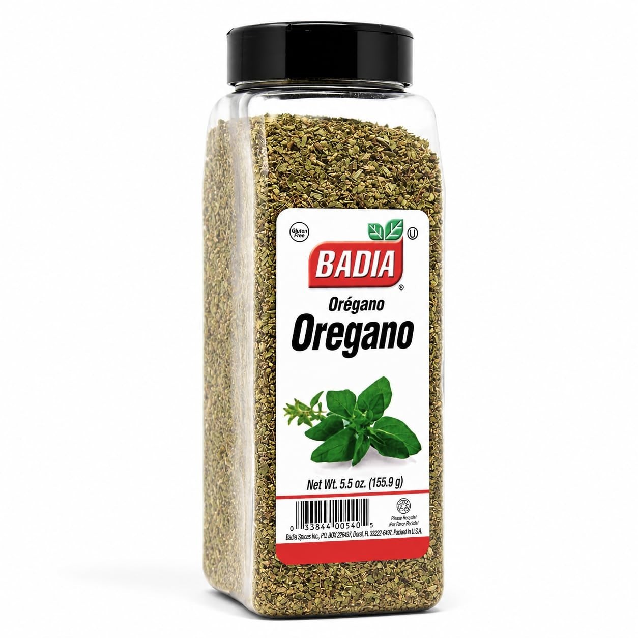 Badia Oregano Whole, 5.5 oz – Dried Leaves, Ounce (Pack of 1)