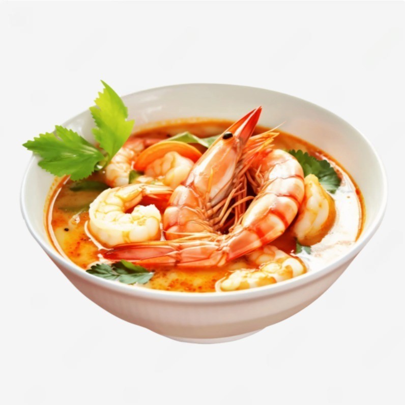 10x RosDee Menu Thai Tom Yum Kung Spicy Sour Soup Instant Mix 60g Pack