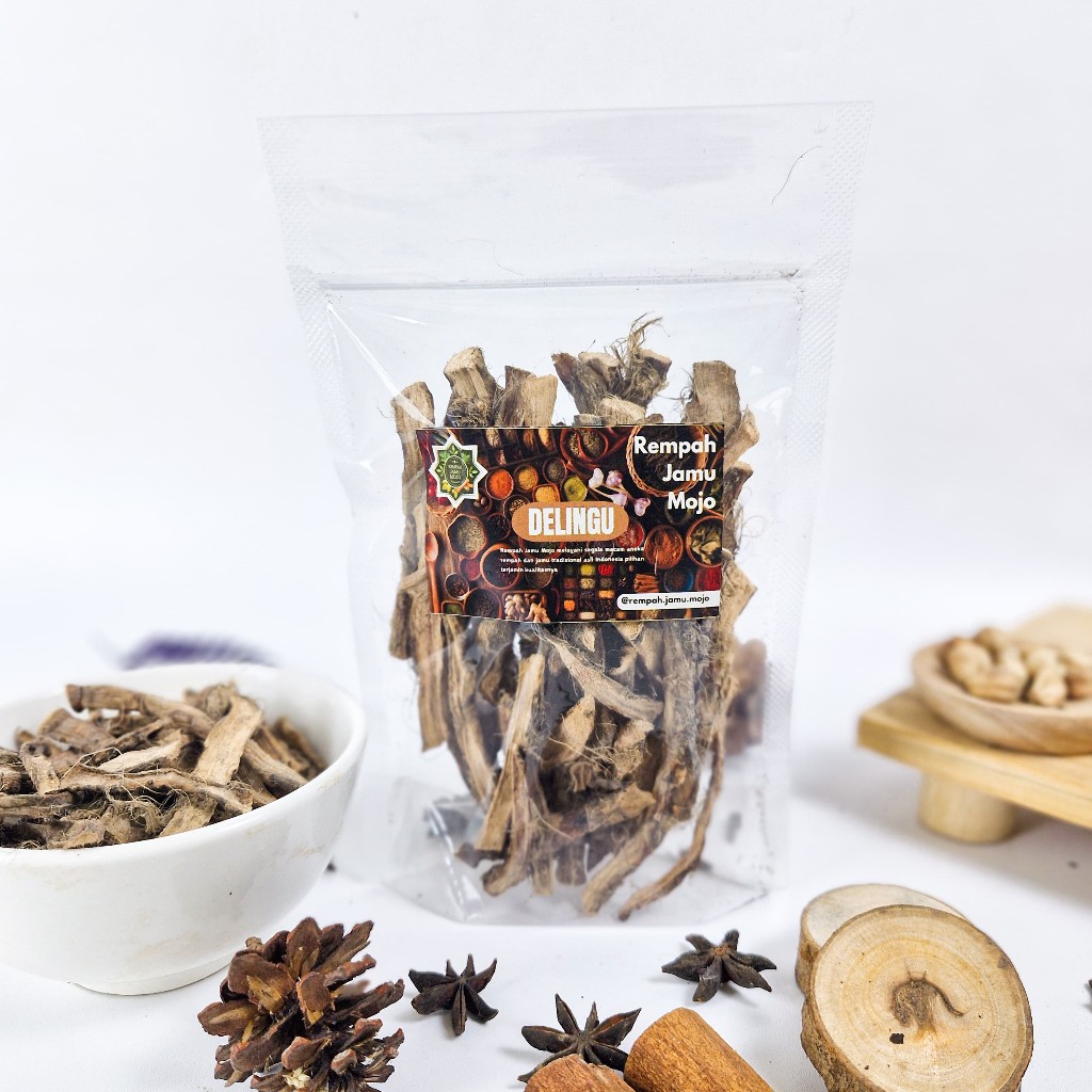Akar Dlingo Dried Root 100g artisan Indonesian herbal spice for mindful cooking