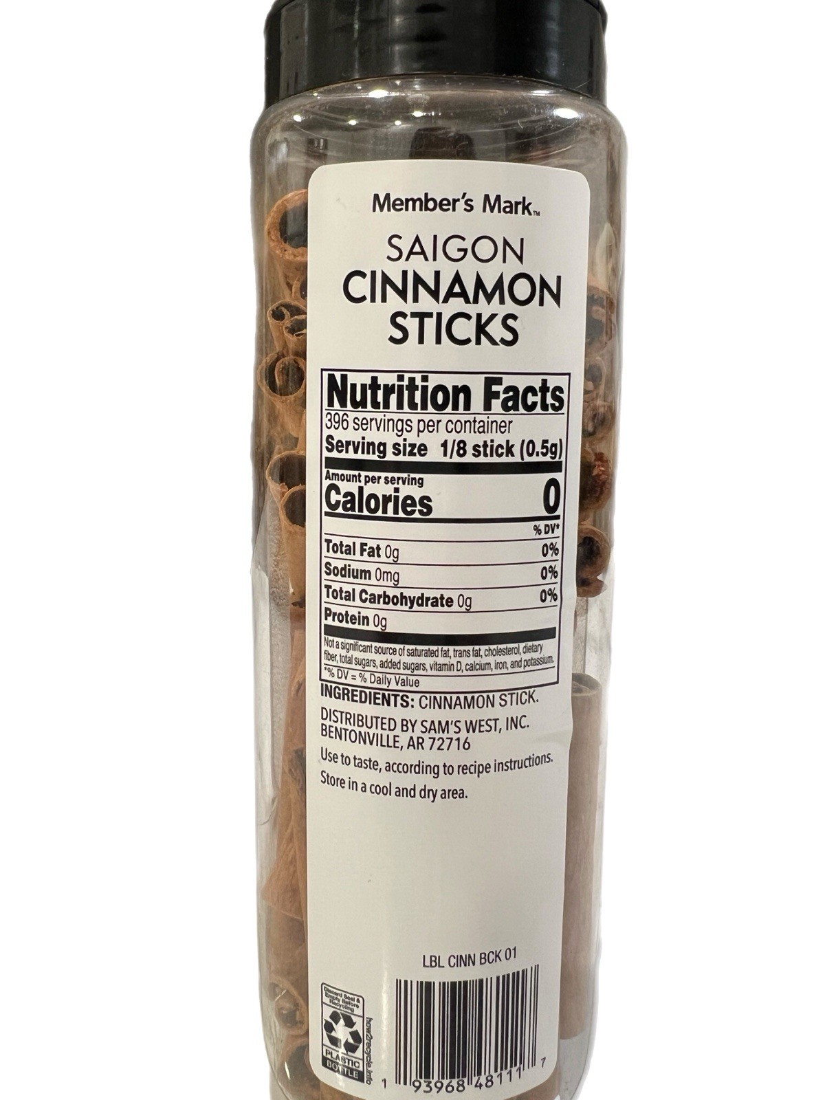 Member’s Mark Saigon Cinnamon Sticks 7oz | Canela En Rajas Saigon 198g