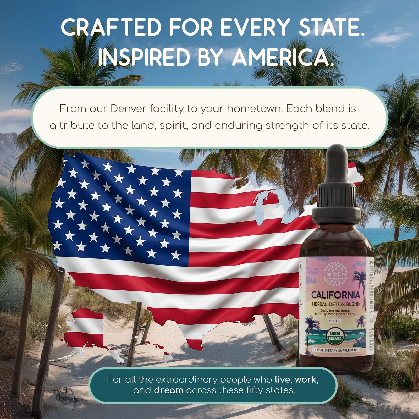 HerbEra California Herbal Detox Blend – USDA Organic 2 Fl Oz (Pack of 1)