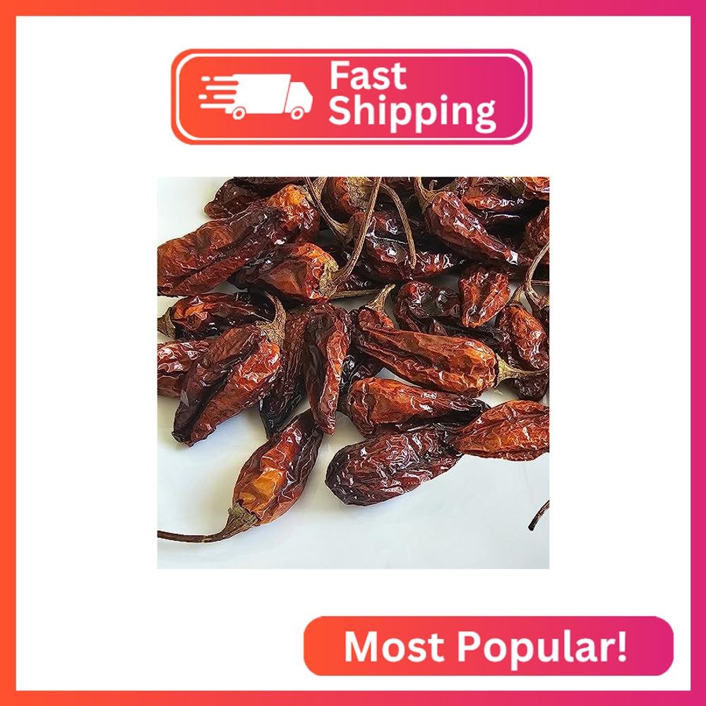 Orange Datil Pepper Dried Pods by Magic Plant, 0.5 Oz – 200K–400K SHU | Rare Swe