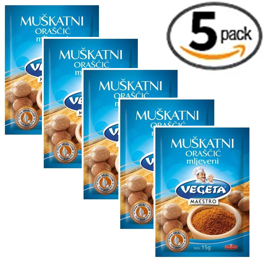 VEGETA MAESTRO Podravka Seasoning NUTMEG Ground 15gr CROATIA Мускатный Орех