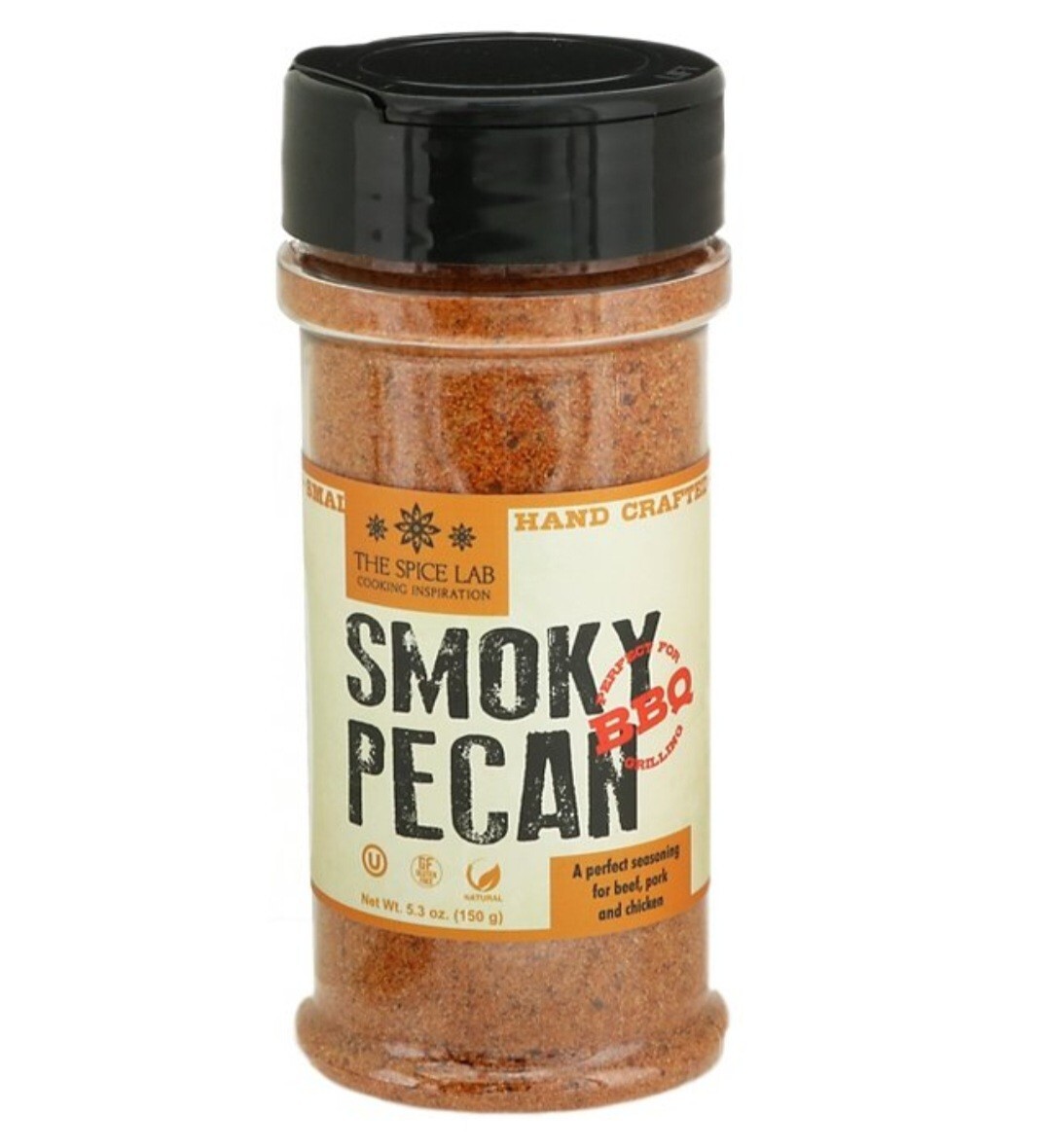 The Spice Lab – Smoky Pecan BBQ Barbecue Seasoning – 5.3 oz