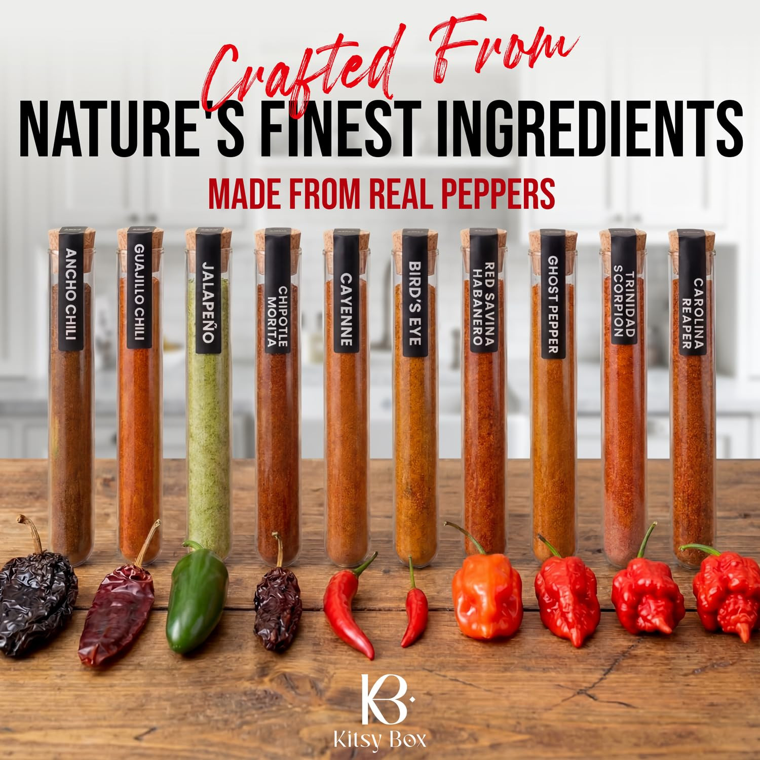 Premium Pepper Powder Variety Pack – 10 Gourmet Chili Powders from Mild to World