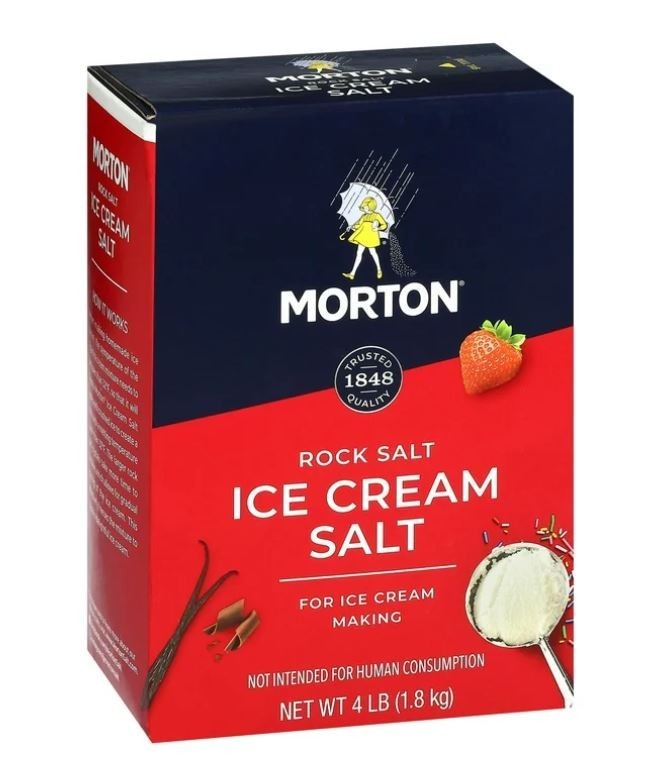 Ice Cream Salt, Rock Salt, 4 Pound, Tub (Pack of 4)