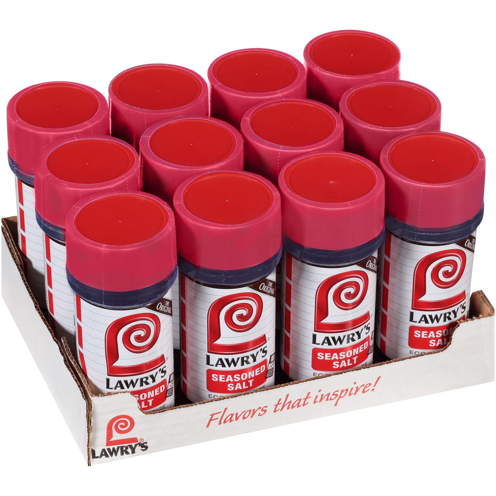 Lawrys Seasoned Salt 16 Ounce Pack Of 12 Culinary Blend With Paprika Herbs Sp…