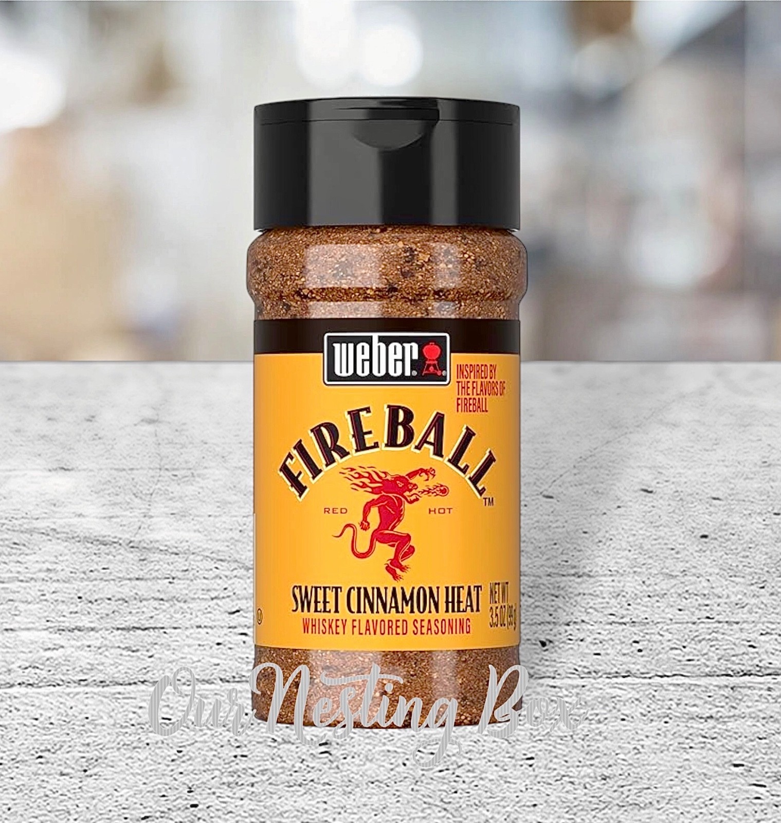 Weber Grill All Natural Fireball Sweet Cinnamon Heat Seasoning 3.5 Each