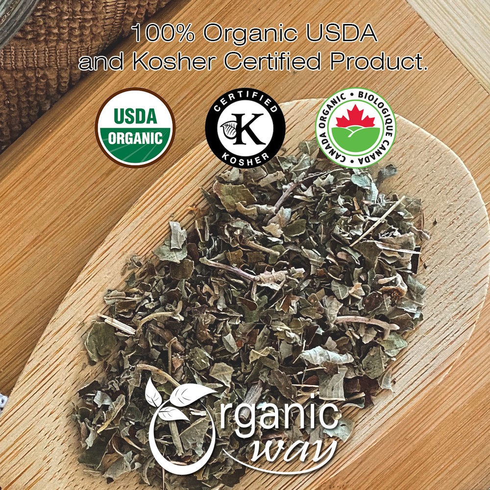 Organic Way Blackberry Leaf Cut & Sifted – Kosher & USDA Certified (1LBS / 16Oz)