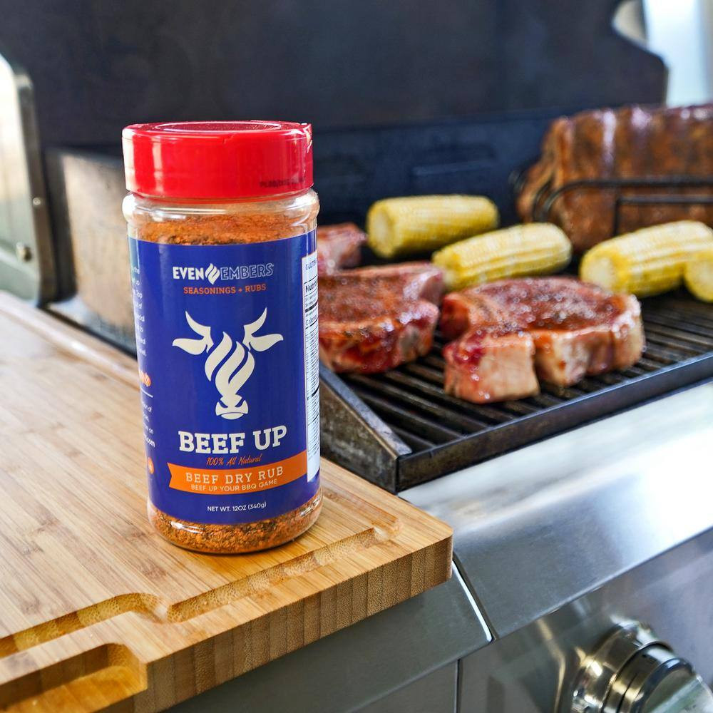 Beef Dry Rub Seasoning 12oz BBQ Spice Blend Gluten Free Natural Grill Steak Meat
