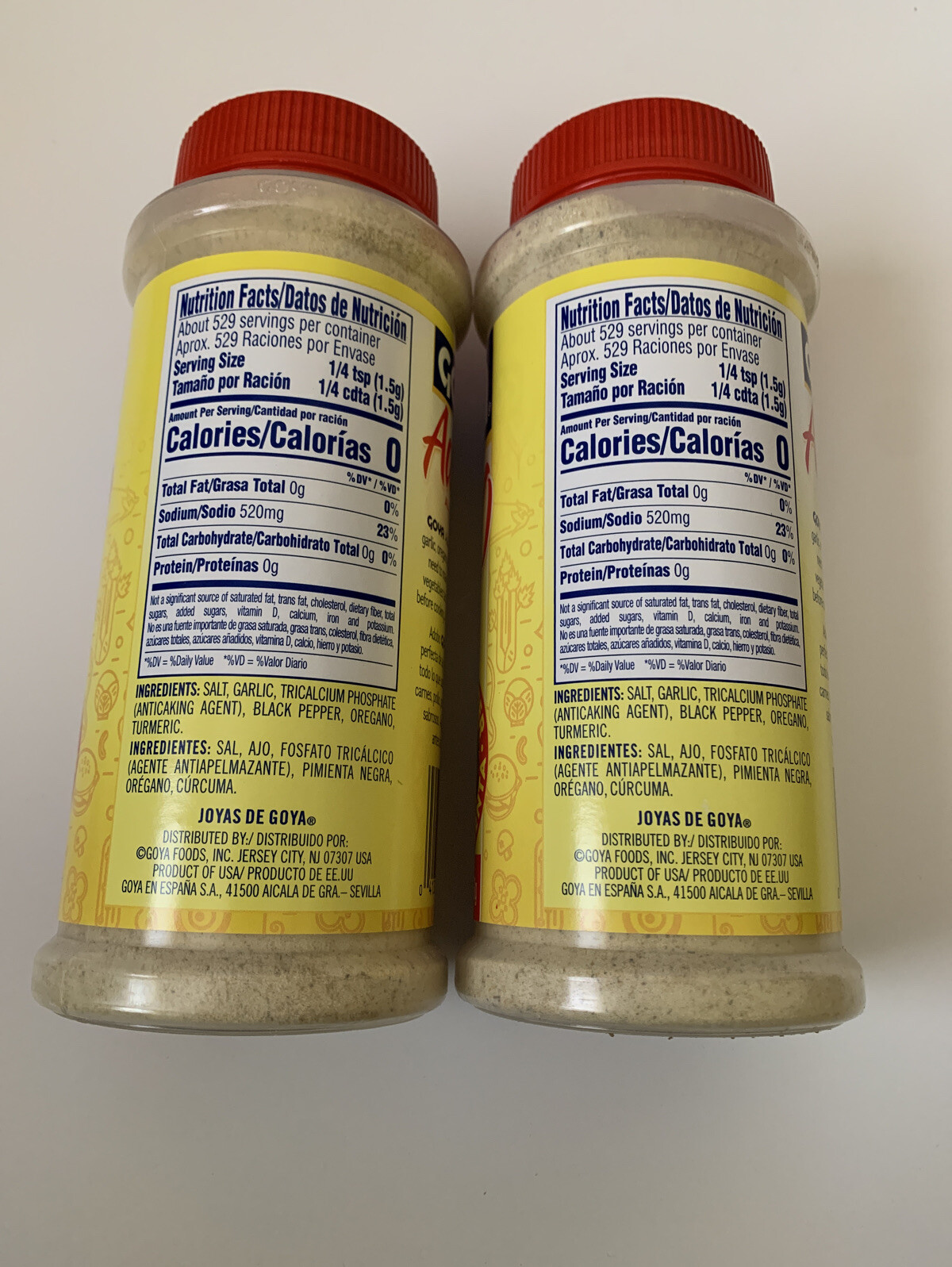 Goya Adobo All Purpose Seasoning With Pepper/Con Pimienta. Net WT. 28 Oz -2 pack