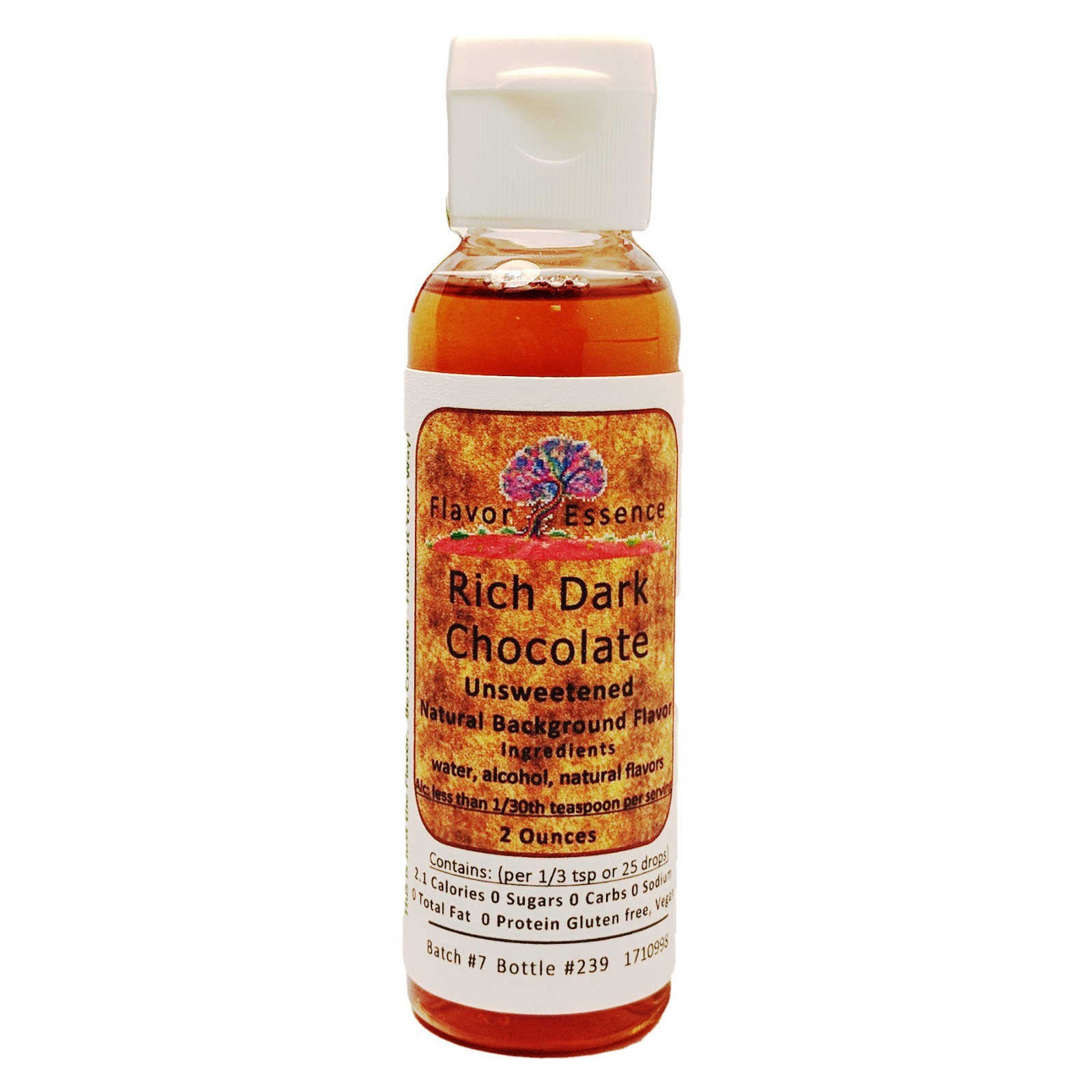 Natural Rich Dark Chocolate Flavoring (2oz) by Flavor Essence