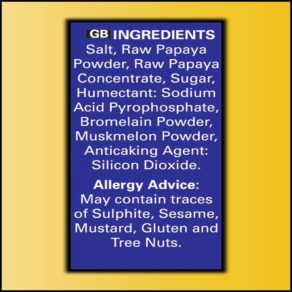 – Natural Meat Tenderizer – Papaya Based Seasoning Mix, 1.4 oz (40g) (Pack of 3)
