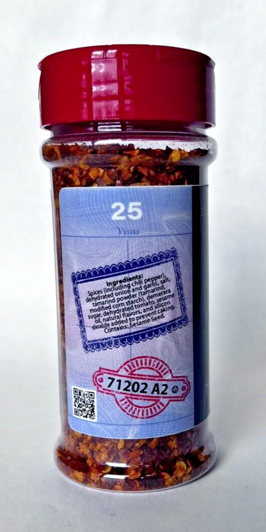 Elite spice, flavor passport, Tamarind chili seasoning from Malaysia