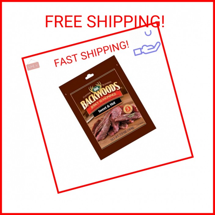 LEM Products Backwoods Sweet & Hot Jerky Seasoning, Ideal for Wild Game and Dome