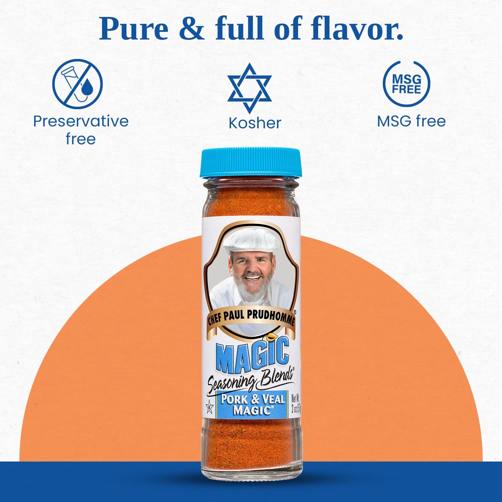 Chef Paul Prudhomme Pork Seasoning Magic Blend 2 Oz Bbq Rub Flavorful Spice