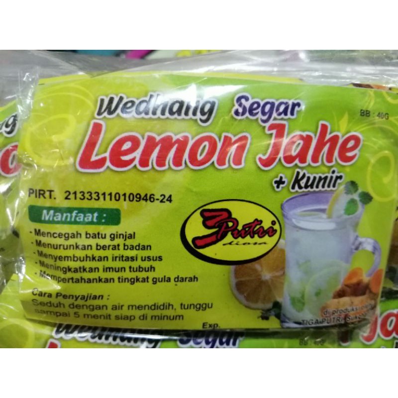 Herbal Drink Mix Lemon Ginger Turmeric 40g Sachet