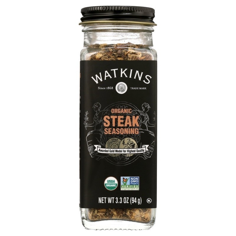 Organic Steak Seasoning Spice Jar Non-GMO Gluten Free 3.3 oz Gourmet Blend New