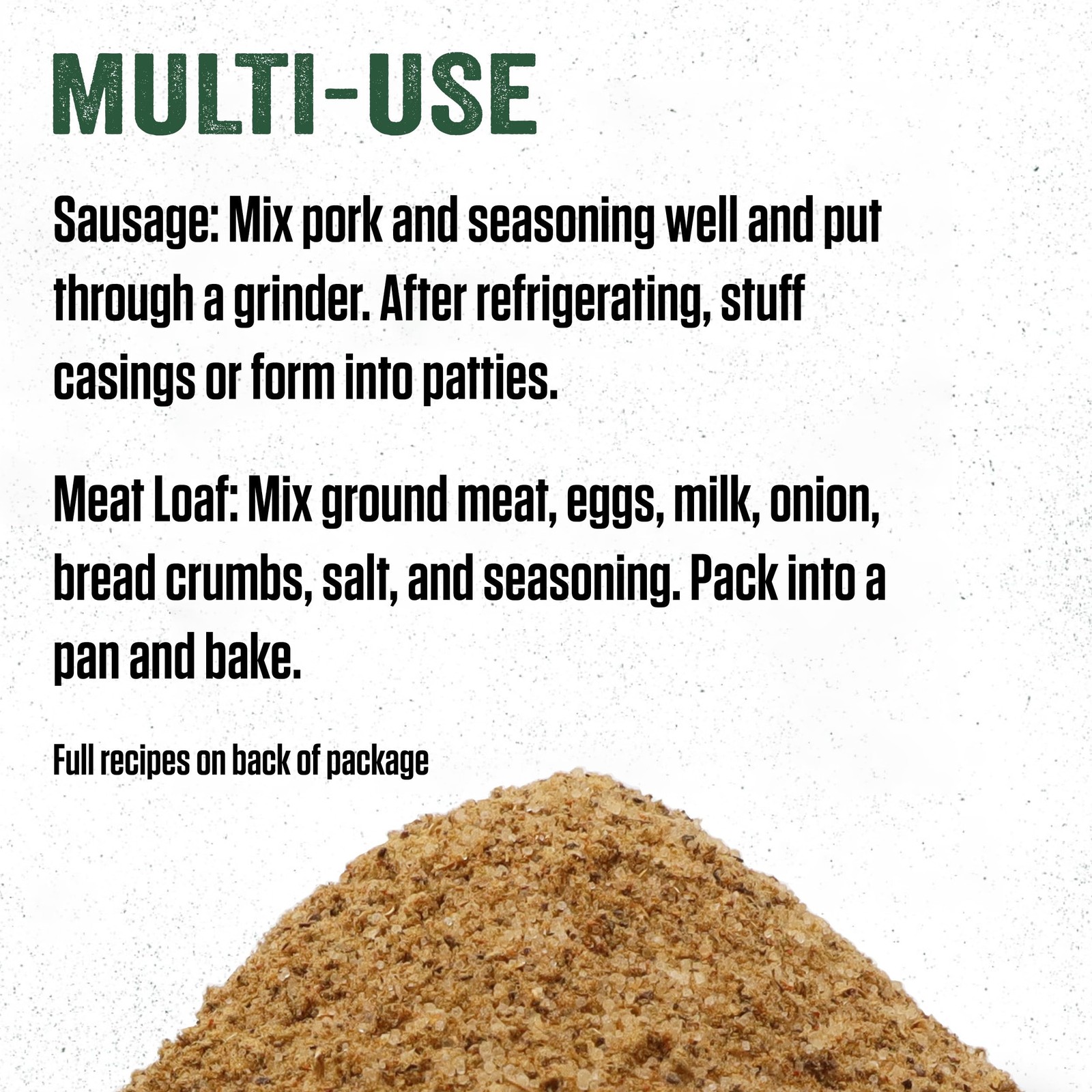 LEM Products Backwoods Sausage and Meatloaf Seasoning, 6 Ounce (Pack of 1)