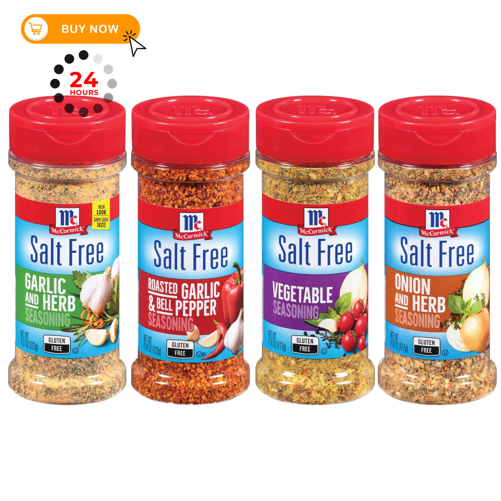 McCormick Salt Free Seasoning Variety Pack, 17.03 oz