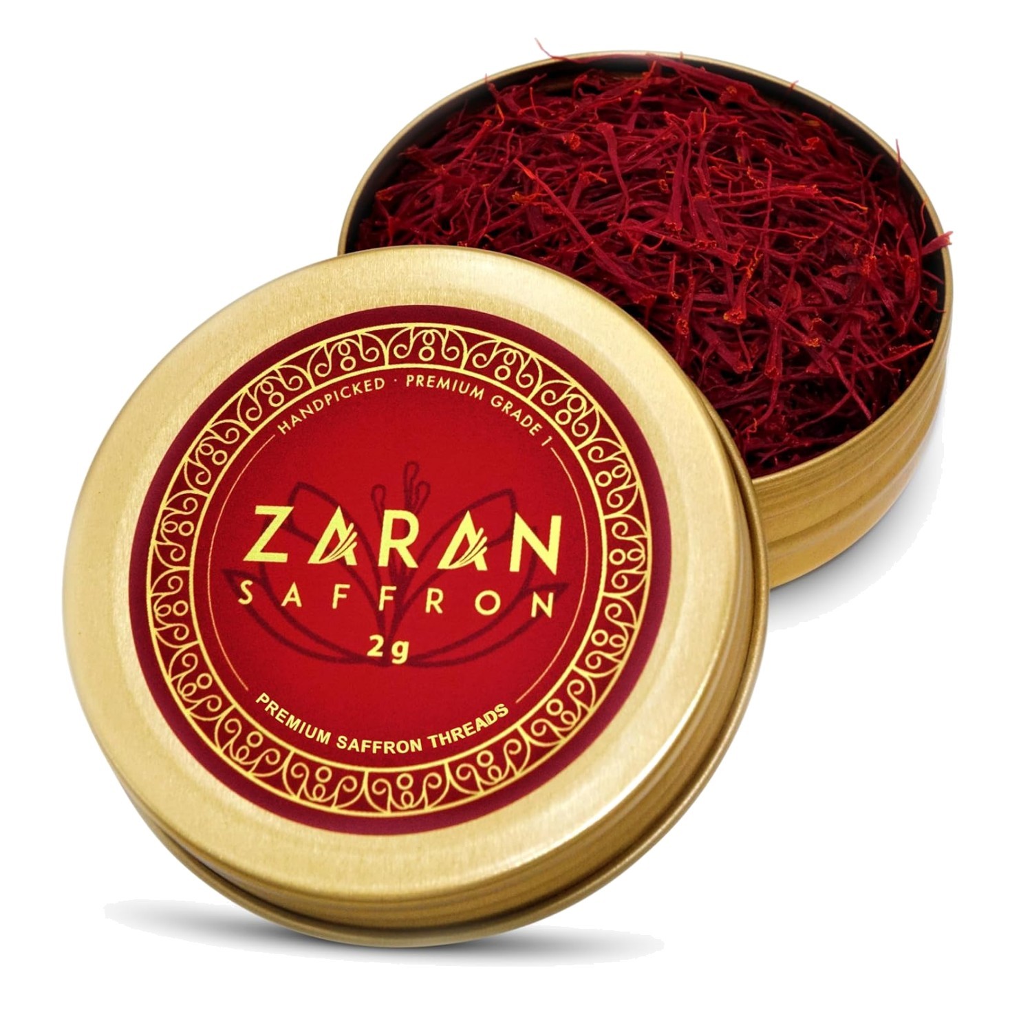100% Pure Saffron Threads – 2g Super Negin Spice for Cooking & Medicinal Uses