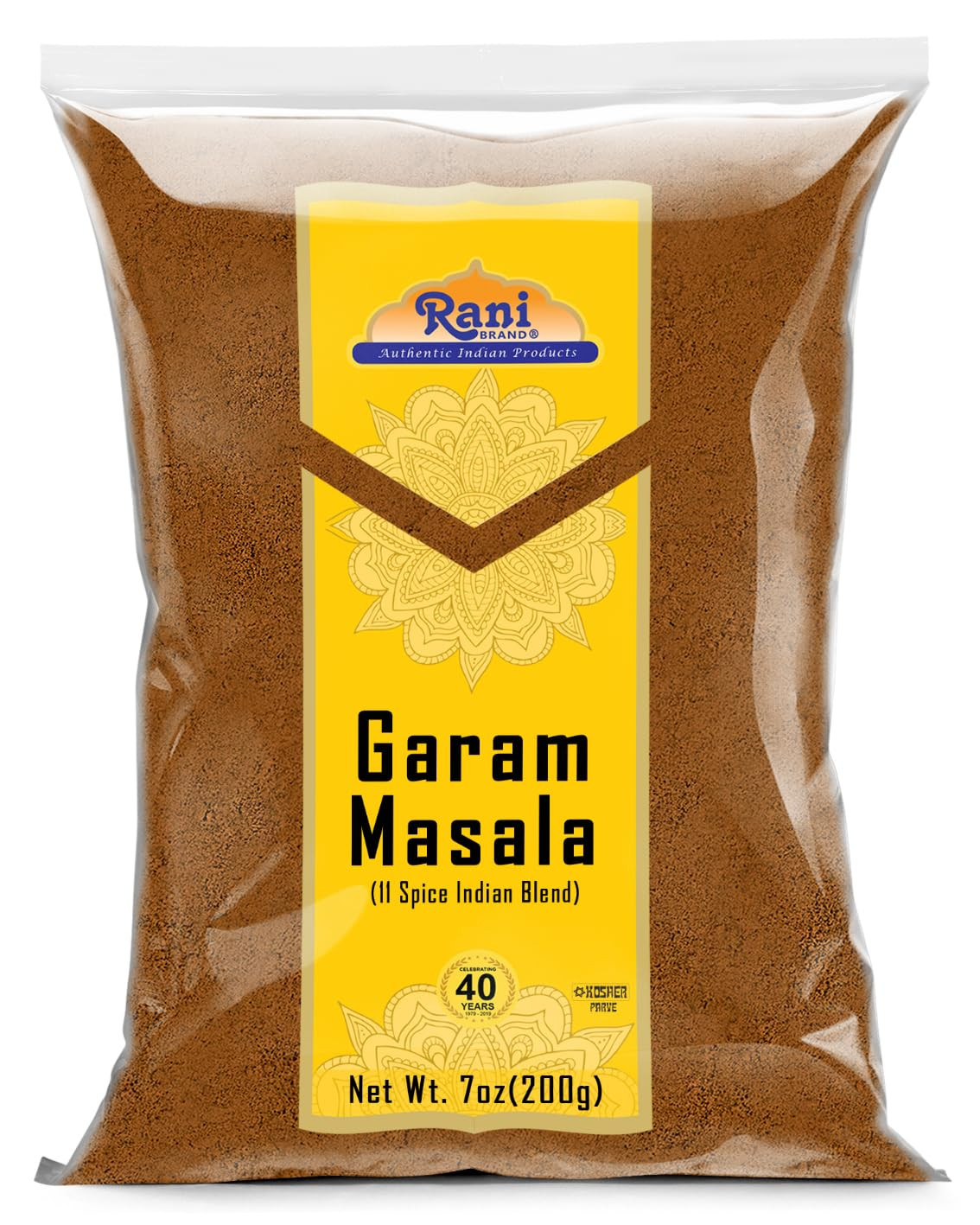 Rani Garam Masala Indian 11-Spice Blend 7oz (200g) ~ All Natural, Salt-Free | Ve