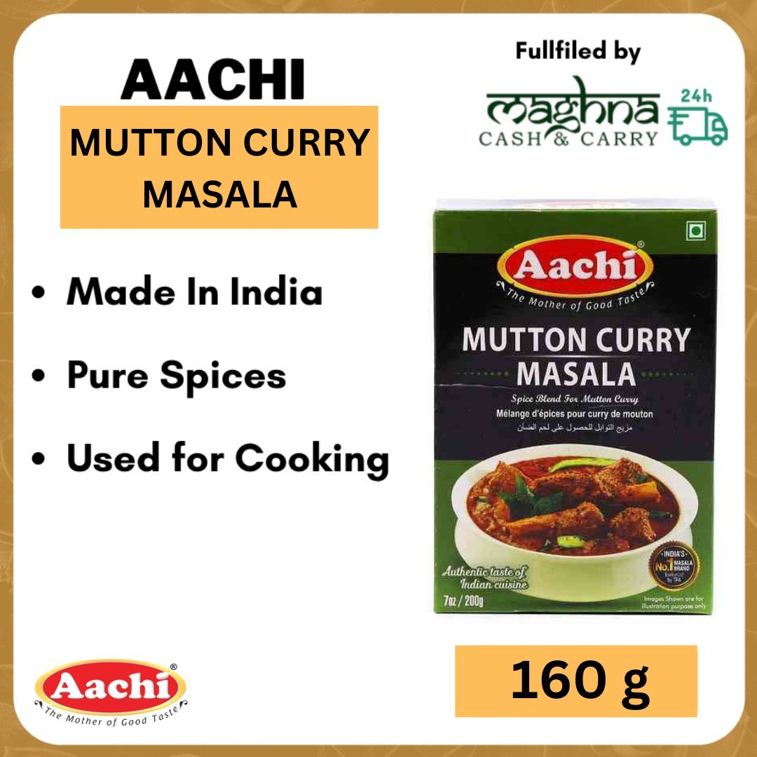 Aachi Mutton Curry Masala Powder – 1 Pack (160g)