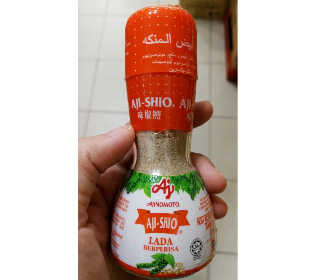 12X 80GM AJI-SHIO Flavoured Pepper Seasoning Enhanced Taste