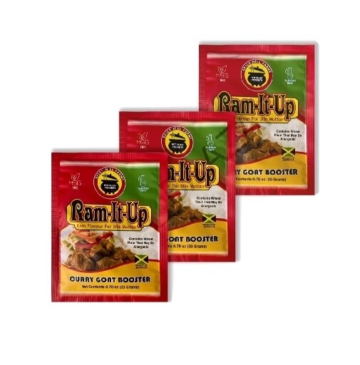 Ram-It-Up Curry Goat Booster 0.70 Ounce (1 Pack of 3)